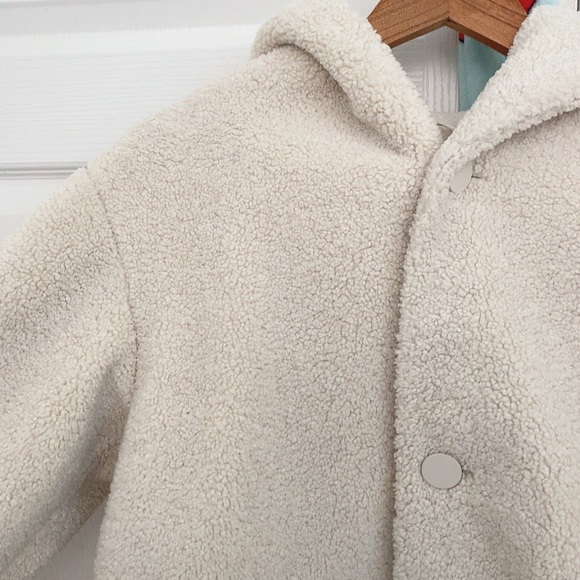 Club Monaco Ivory Teddy Jacket - Picture 4 of 7